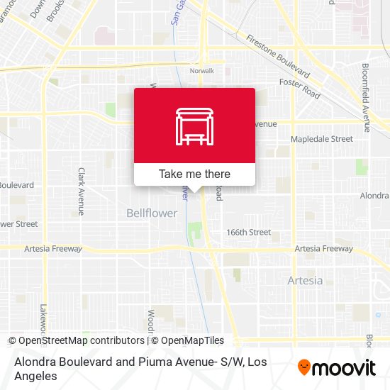 Mapa de Alondra Boulevard and Piuma Avenue- S / W