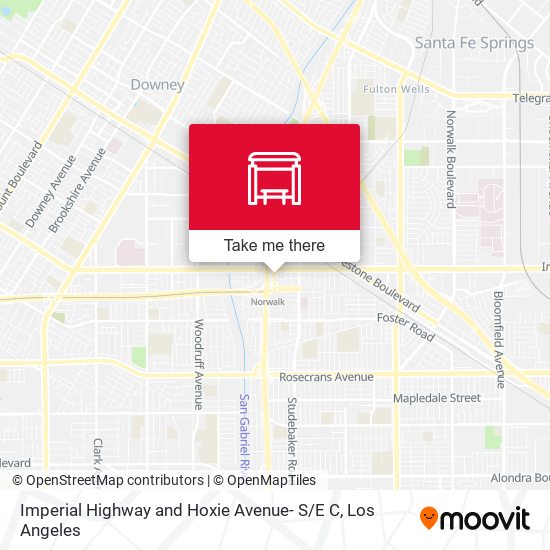 Imperial Highway and Hoxie Avenue- S / E C map