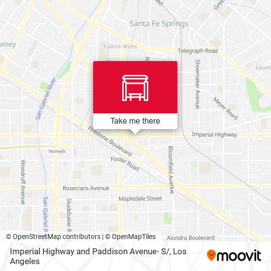 Imperial Highway and Paddison Avenue- S/ map