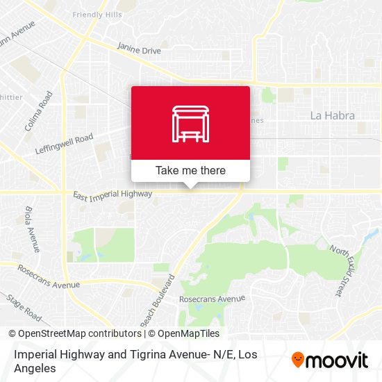 Mapa de Imperial Highway and Tigrina Avenue- N / E