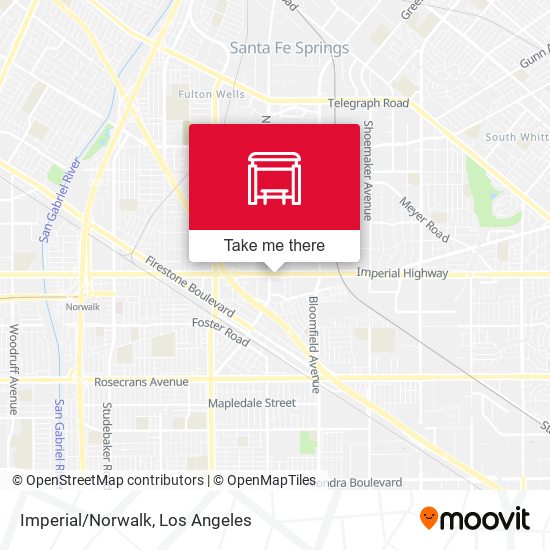 Imperial/Norwalk map
