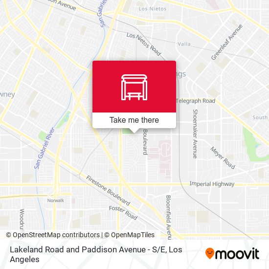 Mapa de Lakeland Road and Paddison Avenue - S / E