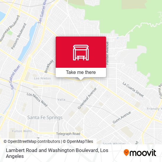 Mapa de Lambert Road and Washington Boulevard