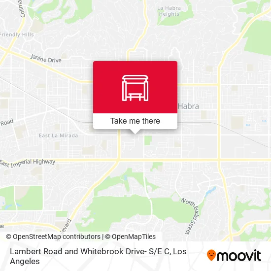Lambert Road and Whitebrook Drive- S / E C map
