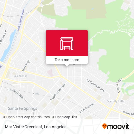 Mar Vista/Greenleaf map