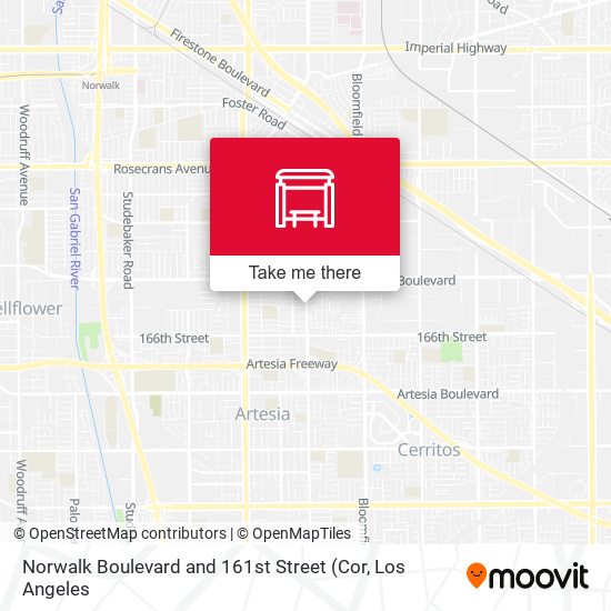 Mapa de Norwalk Boulevard and 161st Street