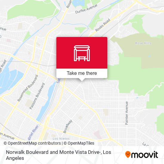 Mapa de Norwalk Boulevard and Monte Vista Drive-
