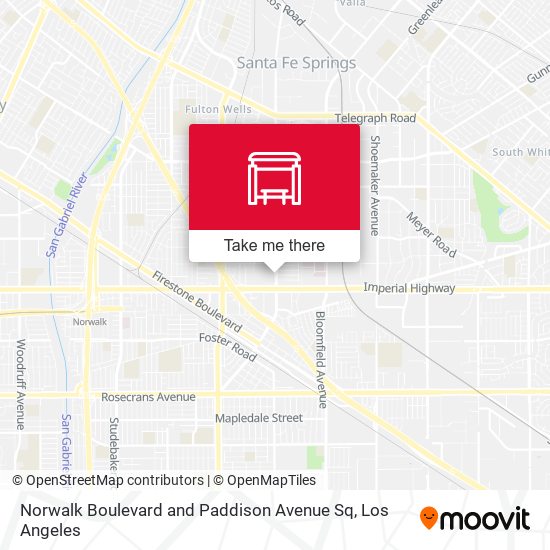 Norwalk Boulevard and Paddison Avenue Sq map