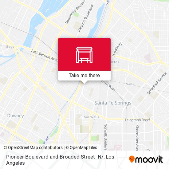 Mapa de Pioneer Boulevard and Broaded Street- N/