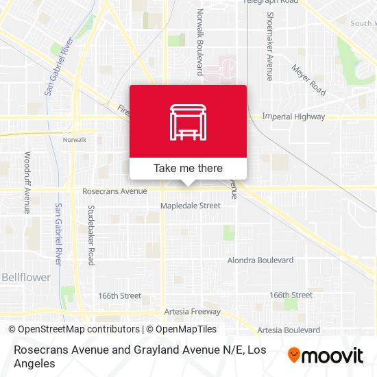 Mapa de Rosecrans Avenue and Grayland Avenue N / E