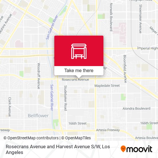 Mapa de Rosecrans Avenue and Harvest Avenue S / W