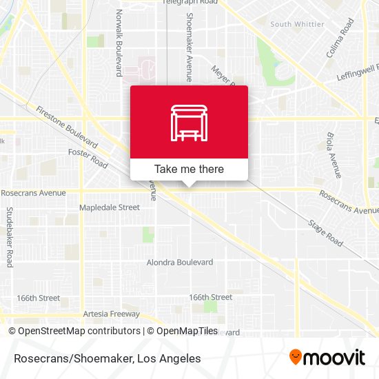 Rosecrans/Shoemaker map