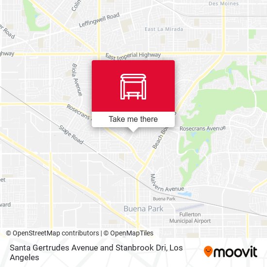 Santa Gertrudes Avenue and Stanbrook Dri map