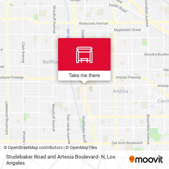 Studebaker Road and Artesia Boulevard- N map