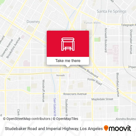Mapa de Studebaker Road and Imperial Highway