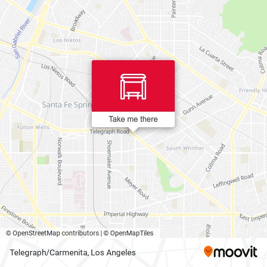 Telegraph/Carmenita map
