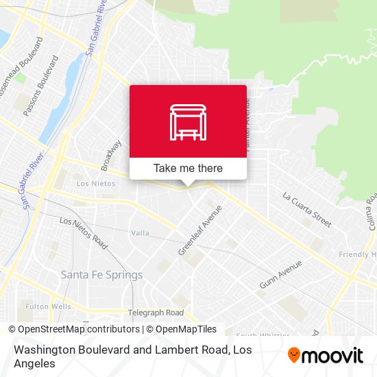 Mapa de Washington Boulevard and Lambert Road