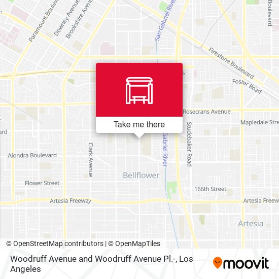 Woodruff Avenue and Woodruff Avenue Pl.- map