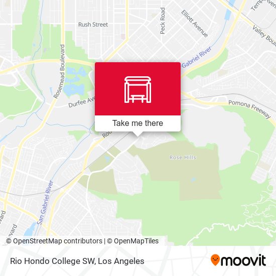 Mapa de Rio Hondo College SW