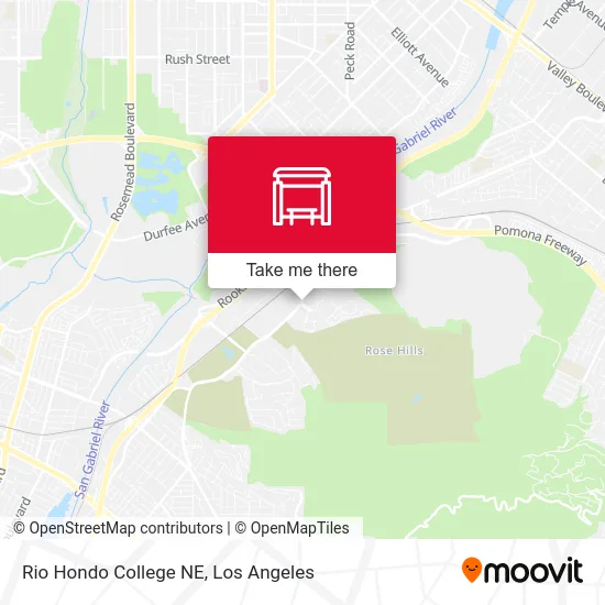 Rio Hondo College NE map