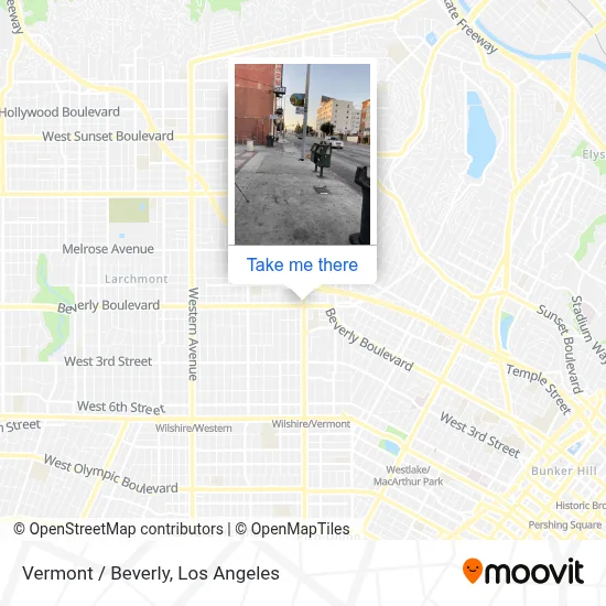 Vermont / Beverly map