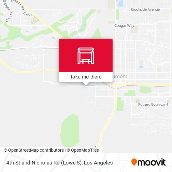 4th St and Nicholas Rd (Lowe'S) map
