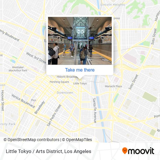 Little Tokyo / Arts District map