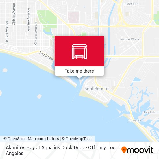 Mapa de Alamitos Bay at Aqualink Dock Drop - Off Only