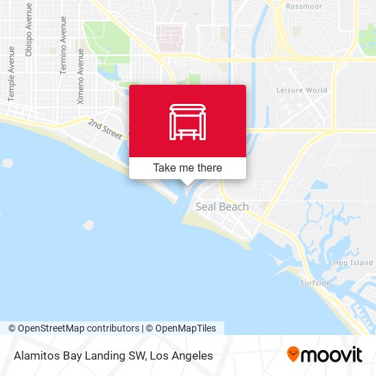 Alamitos Bay Landing SW map
