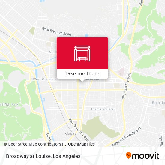 Broadway at Louise map