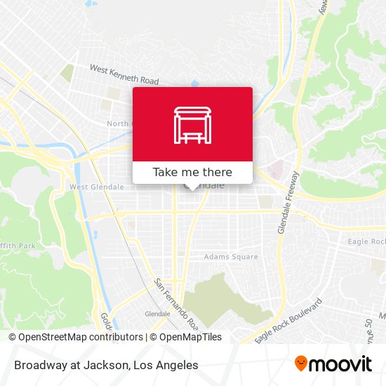 Broadway at Jackson map