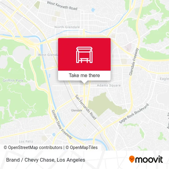 Brand / Chevy Chase map