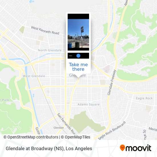 Mapa de Glendale at Broadway (NS)