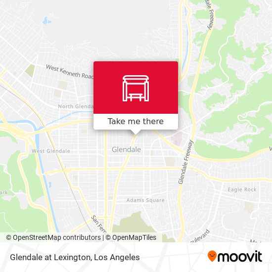 Glendale at Lexington map
