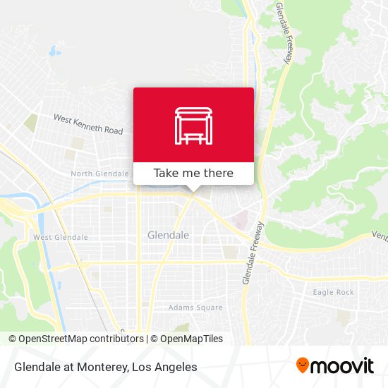Glendale at Monterey map