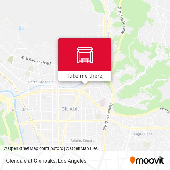 Glendale at Glenoaks map