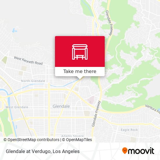 Mapa de Glendale at Verdugo