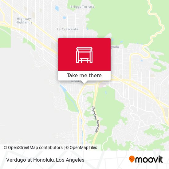 Verdugo at Honolulu map