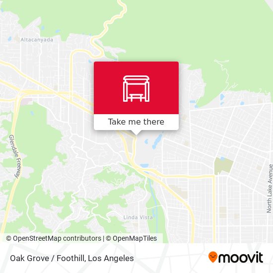 Mapa de Oak Grove / Foothill
