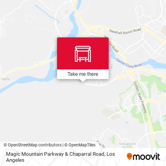 Mapa de Magic Mountain Parkway & Chaparral Road