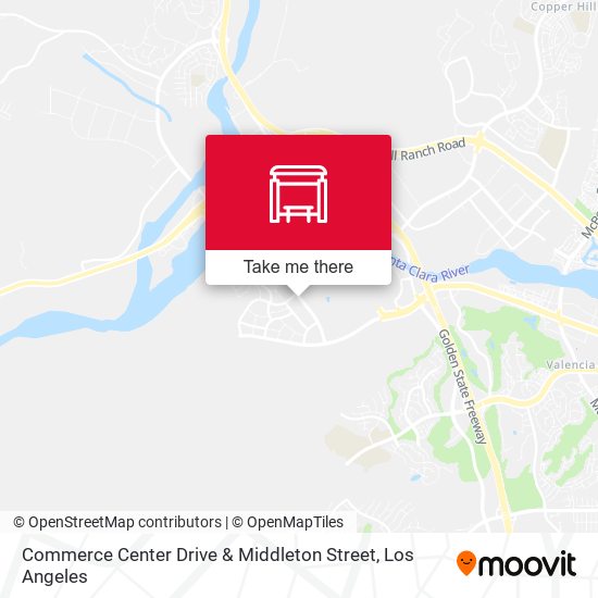 Commerce Center Drive & Middleton Street map