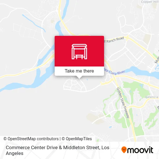 Commerce Center Drive & Middleton Street map