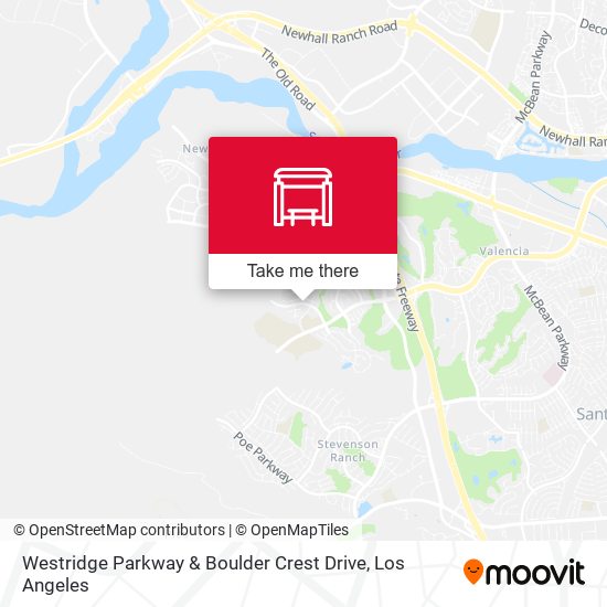 Mapa de Westridge Parkway & Boulder Crest Drive