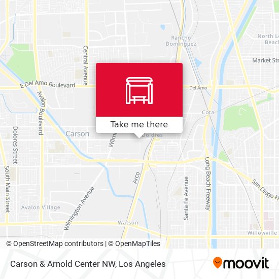 Carson & Arnold Center NW map