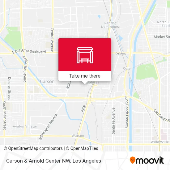 Carson & Arnold Center NW map