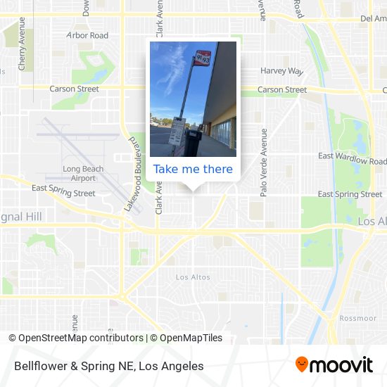 Mapa de Bellflower & Spring NE