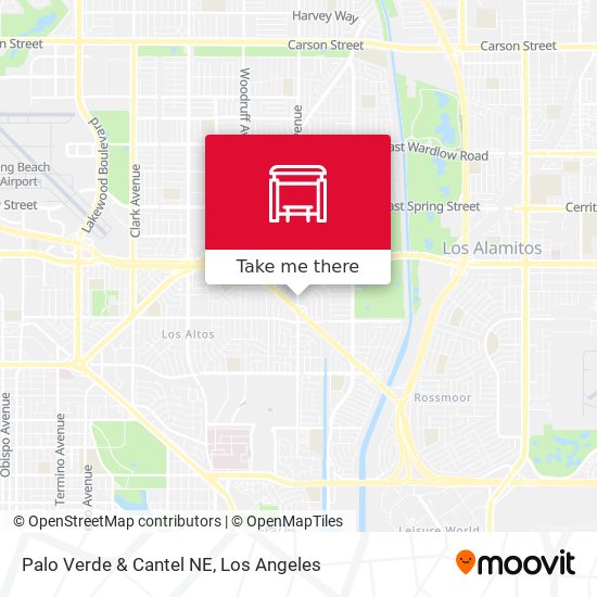 Palo Verde & Cantel NE map