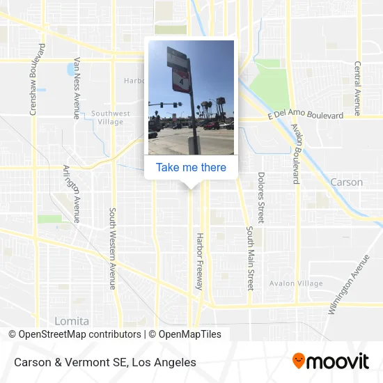 Carson & Vermont SE map