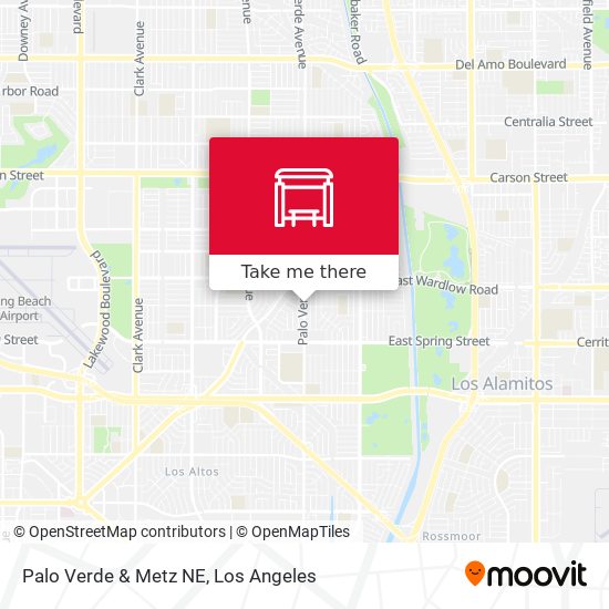 Mapa de Palo Verde & Metz NE