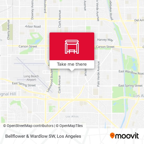 Mapa de Bellflower & Wardlow SW